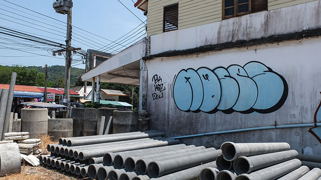 travel graffiti thailand